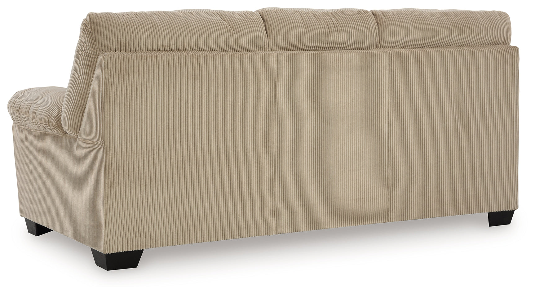 Back view of SimpleJoy Sand Chenille Velvet Sofa