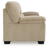 SimpleJoy Sand Chenille Velvet Sofa side profile