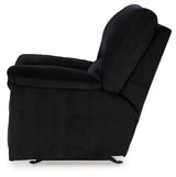 Alternate side angle of SimpleJoy Onyx Chenille Velvet Recliner