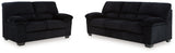 Detail of SimpleJoy Onyx Sofa and Loveseat upholstery