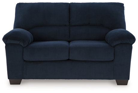 SimpleJoy Loveseat head-on view