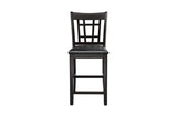 front view of Junipero Dark Cherry Oval Dining Room Set