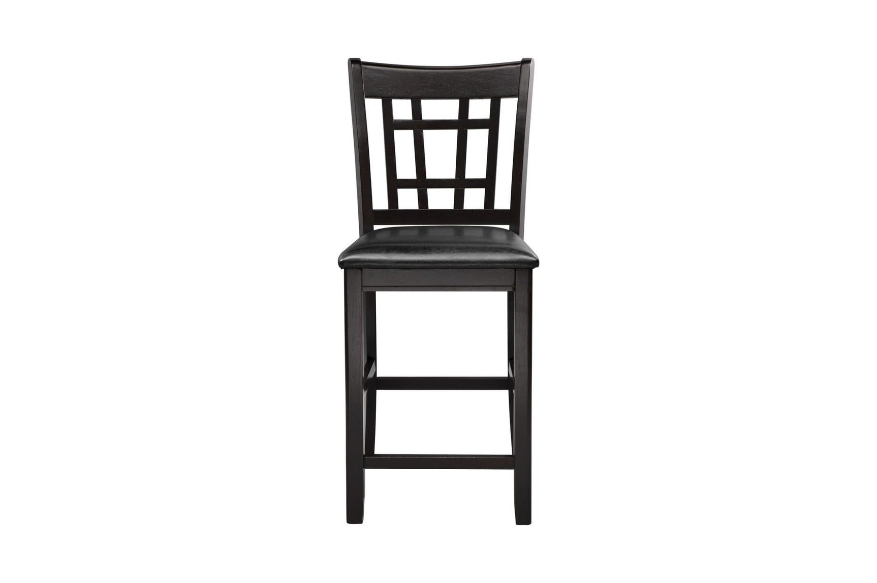 front view of Junipero Dark Cherry Oval Dining Room Set