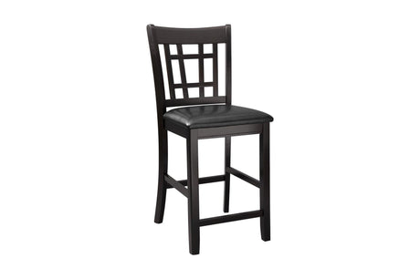 side view of Junipero Dark Cherry Oval Dining Room Set