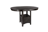 side angle of Junipero Dark Cherry Oval Dining Room Set dining table and chairs