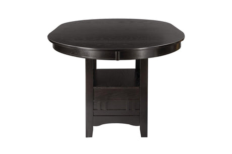 room perspective of Junipero Dark Cherry Oval Dining Room Set