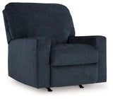 side view of Aviemore Ink Chenille Recliner