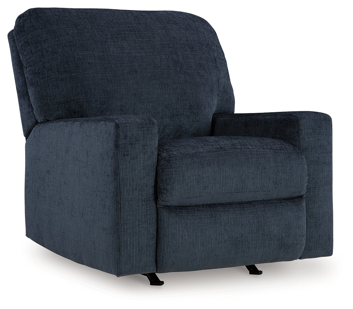 side view of Aviemore Ink Chenille Recliner