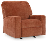 Side view of Aviemore Spice Chenille Recliner