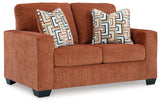 Aviemore Spice Loveseat head-on view