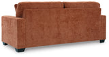 Side profile view of Aviemore Spice Chenille sofa