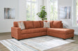 Side angle view of Aviemore sectional sofa