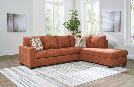 Side angle view of Aviemore sectional sofa