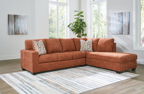 Side angle view of Aviemore sectional sofa