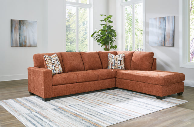Side angle view of Aviemore sectional sofa