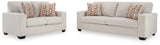 Detail of Aviemore Stone Sofa and Loveseat upholstery