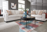 Aviemore Stone Sofa and Loveseat set ambient room scene