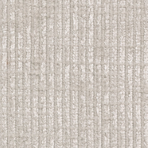 Aviemore Stone oversized chenille fabric accent Ottoman with faux wood feet