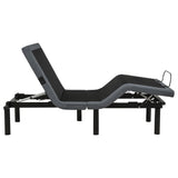 Weston Twin XL Dual-Motor Massage Adjustable Bed Base in Black and Grey — product image 7