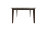Room view of Decatur 6-chair dining set with tufted chairs