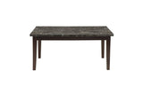 Decatur dining set front angle with chairs arranged