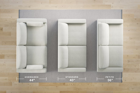 Lindyn Ivory Velvet 4-Piece Sectional sectional arrangement