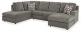 O'Phannon Putty 2-Piece Sectional with Ottoman — product image 3