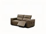Ember Brown Italian Leather Match 2-Piece Power Reclining Sofa and Loveseat Set view 9