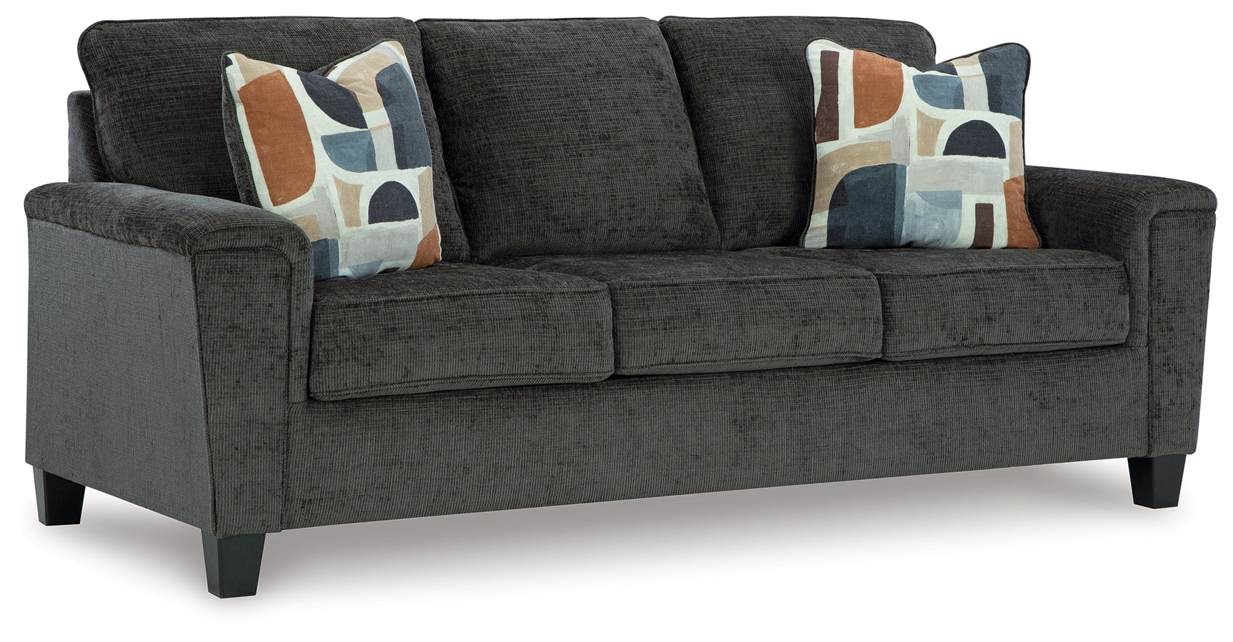 Erinslane Dusk Chenille Sofa side angled view