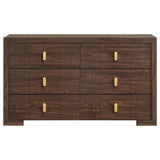 Etienne Walnut 6-Drawer Bedroom Dresser — product image 3