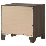 Farre Dark Brown 2-Drawer Nightstand — product image 8