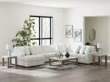 main view showing chaise orientation on sectional sofa
