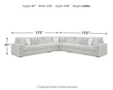 Stupendous Alloy 5-Piece Sectional with Ottoman - image 7