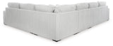 room view showing Stupendous Alloy 4-Piece Sectional with Ottoman sofa