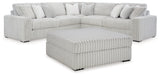 Stupendous Alloy 3-Piece Sectional Sofa with Ottoman side view