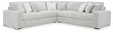 Detail of Stupendous Alloy 3-Piece Sectional Sofa upholstery