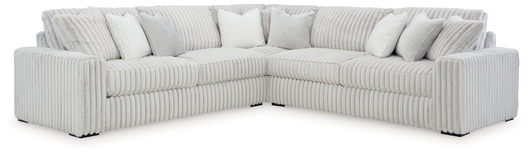 Detail of Stupendous Alloy 3-Piece Sectional Sofa upholstery