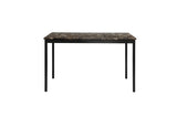 Tempe writing desk side view with drawer detail
