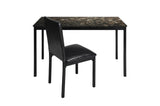 Tempe faux leather desk chair with padded seat and back