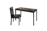 Tempe writing desk drawers for storage in dark brown finish