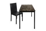 Tempe desk and chair set from front angle showcasing materials