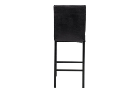 close-up of table base and chair legs