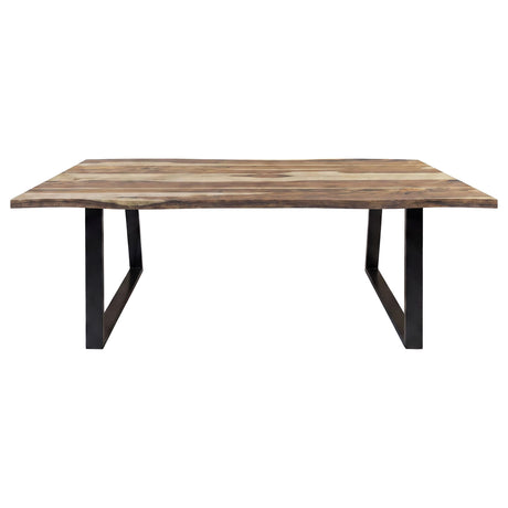 Selwyn 80-inch Live Edge Solid Wood Dining Table Light Sheesham — product image 3