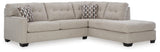 Mahoney Pebble 2-Piece Sectional with Ottoman — product image 3