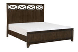 Griggs Dark Brown Panel Bedroom Set bed bedroom view