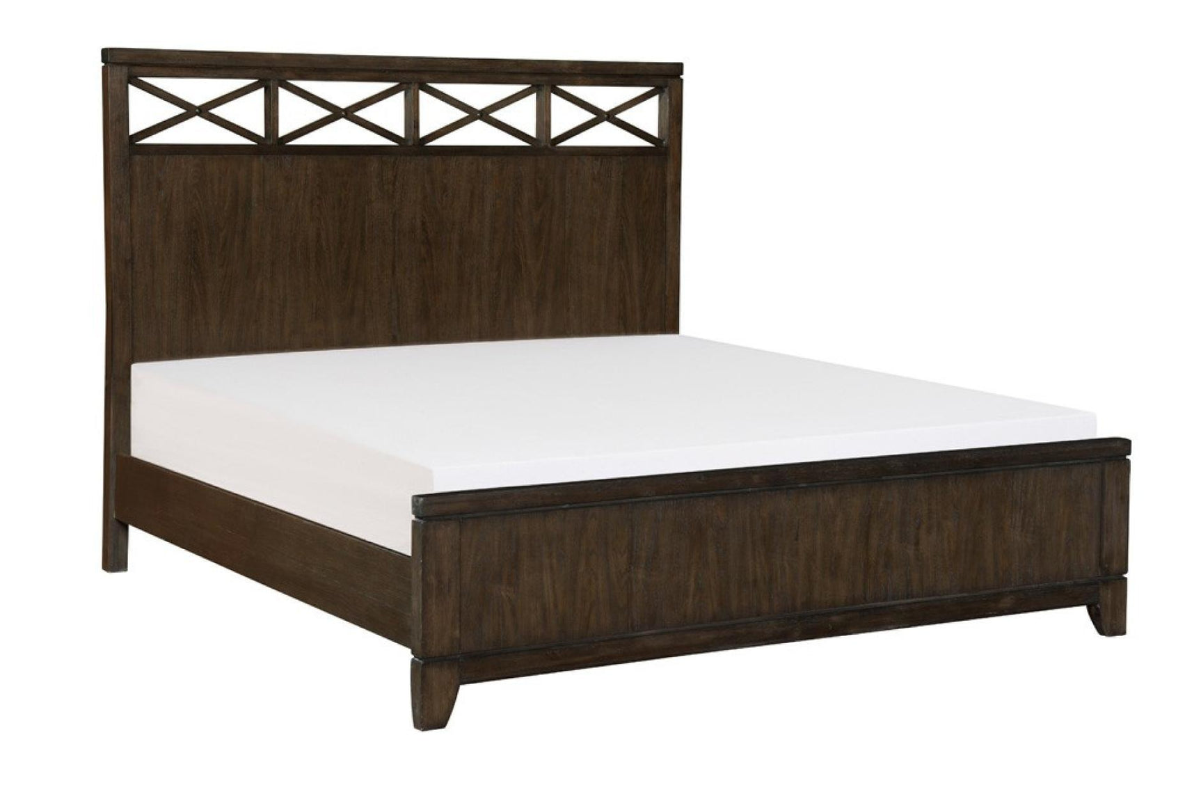 Griggs Dark Brown Panel Bedroom Set bed bedroom view