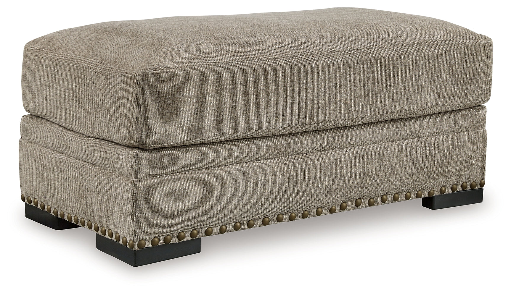 Galemore Quarry Chair and Ottoman set showing seating and upholstery texture