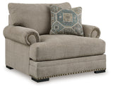 Galemore Quarry Chair plush feather-blend cushions detail