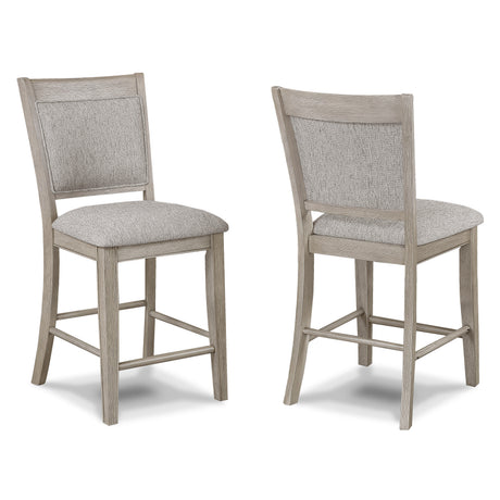 Close view of side chair seat and back