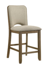 Side view of Cockrell Light Brown Dining Chairs